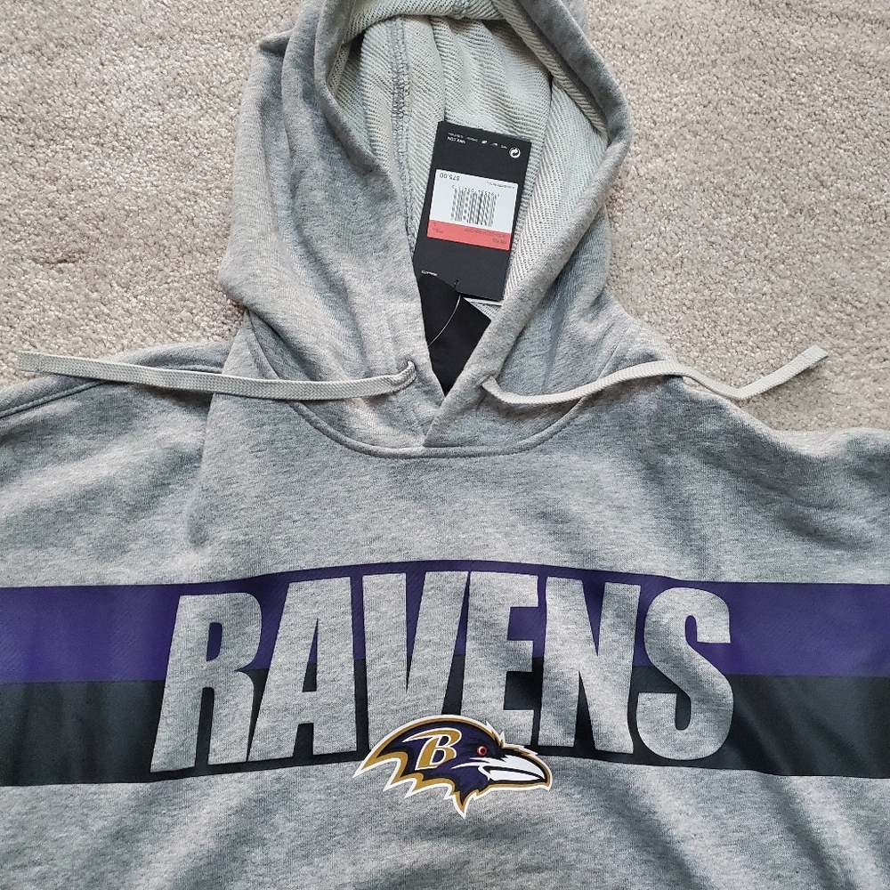 Baltimore Ravens Nike Sweatshirt Mens Large New with $75 Tags